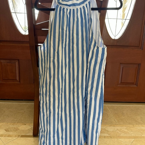 J. Crew Tie-Neck Cotton Mini Shift Dress - Picture 5 of 6